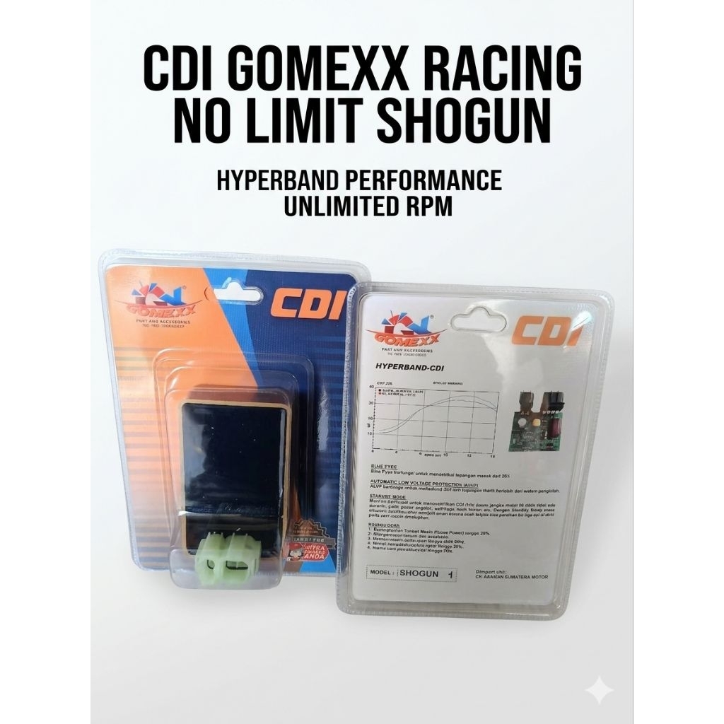 CDI Racing Gomexx No Limit Shogun 110 Kebo - GL Pro Neotech - Megapro Kode KEH Original Premium High