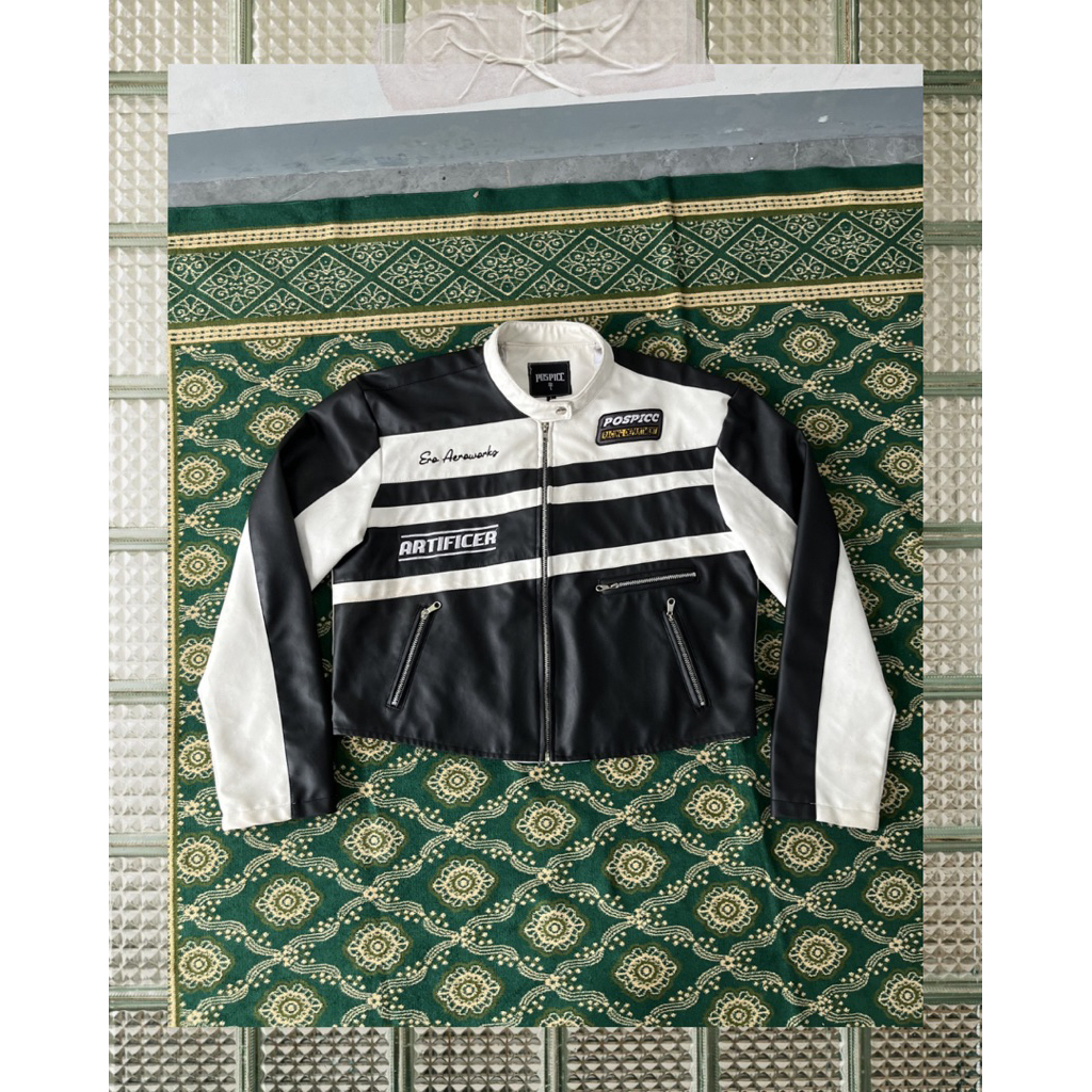 [PRELOVED] BOXY LEATHER JACKET - POSPICC LEATHER