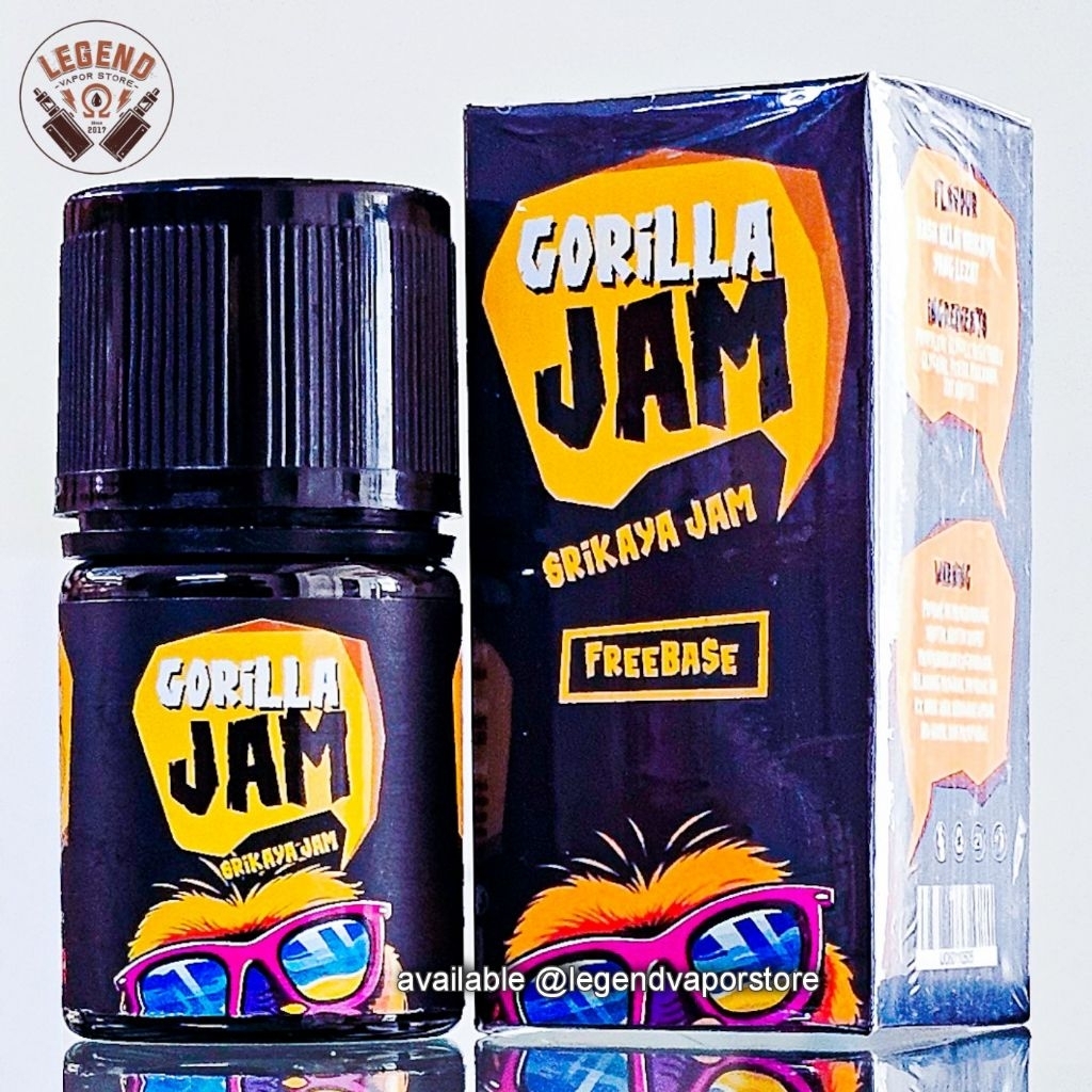 FREEBASE - LIQUID GORILLA JAM Srikaya Jam 60ML 3MG 6MG AUTHENTIC