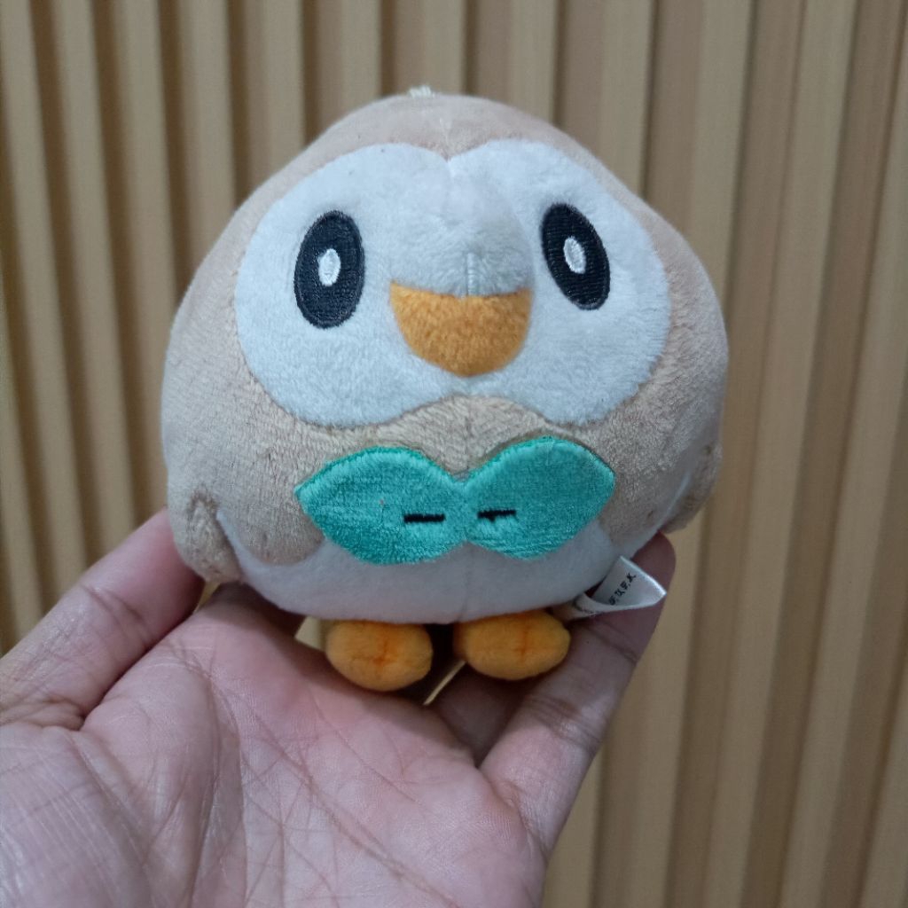 Bagcharm Rowlet Pokemon Plush / Boneka Ganci Rowlet Keychain Pokemon