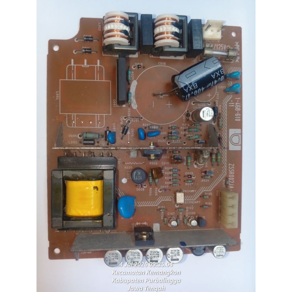 Power Supply Playstation 2 Fat Mati, Cocok buat Tukang Service.
