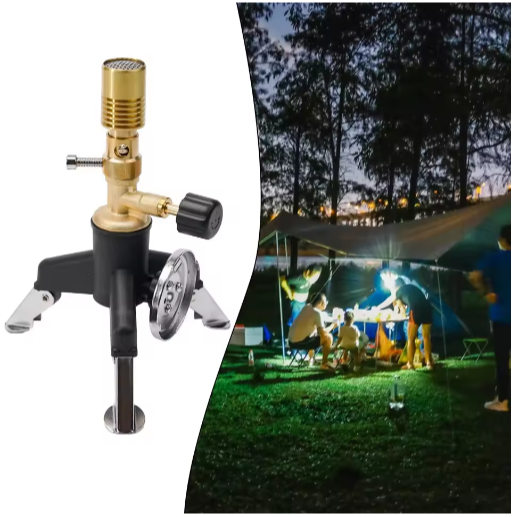 1pc Portable Laboratory Bunsen Burner Light Gas Torch Brass Multi Camping Tools Laboratory Bunsen Bu