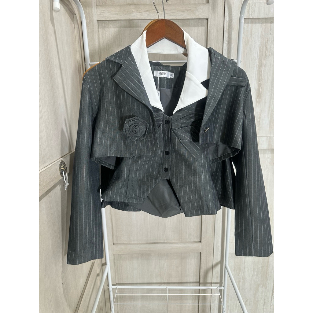 One Set Blazer ala Korea mini set