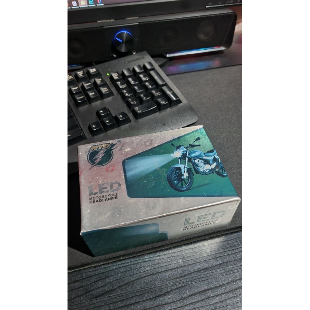 Lampu LED RTD 4 sisi normal Lampu Depan LED Motor H4 H6