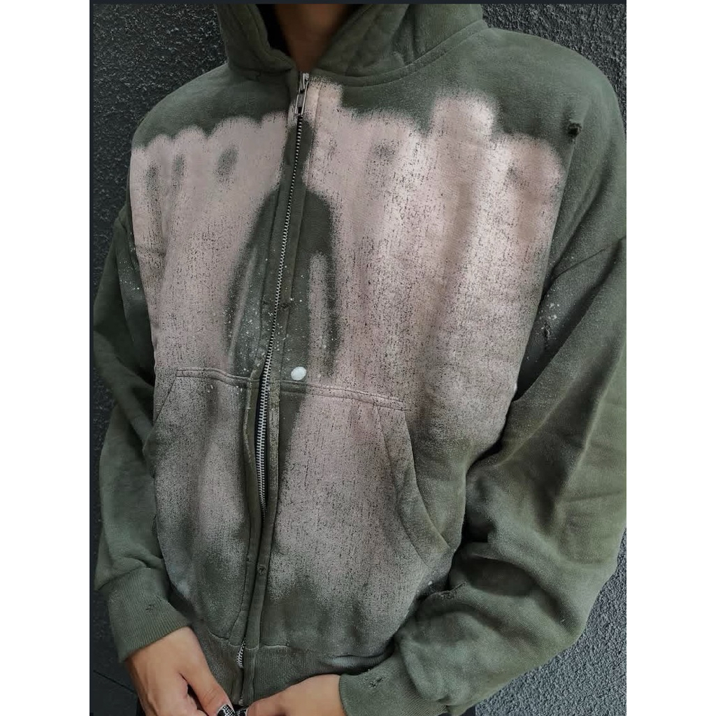 Hoodie Morteils Deconst Green Size M