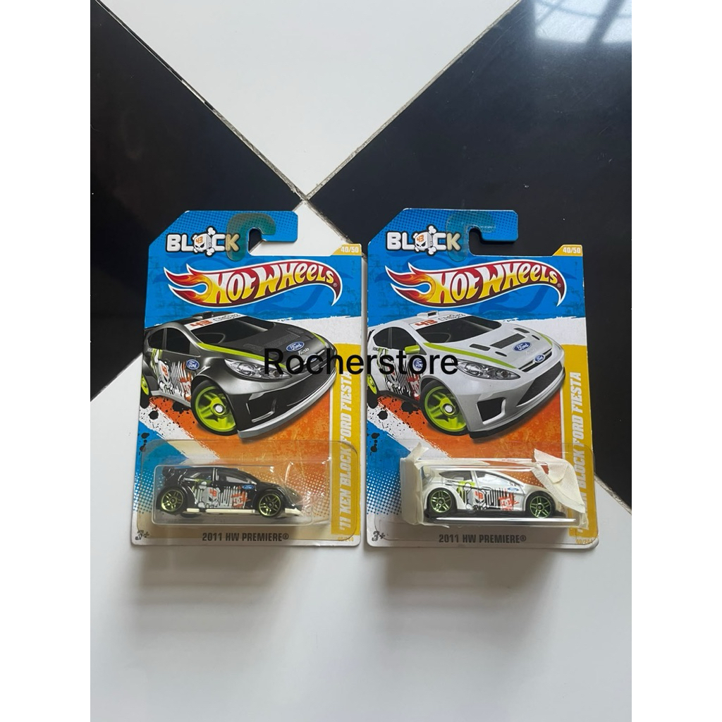 Paket Hotwheels ken block 2011 putih dan hitam