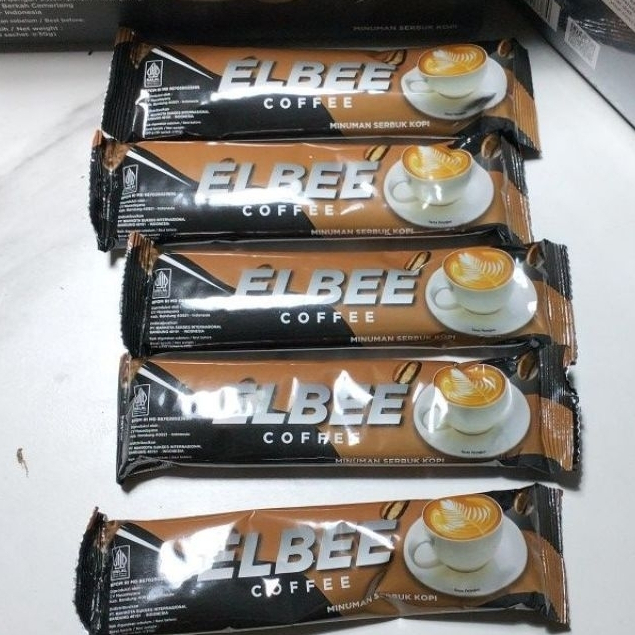 5 SACHET - ELBEE COFFEE ORIGINAL BPOM
