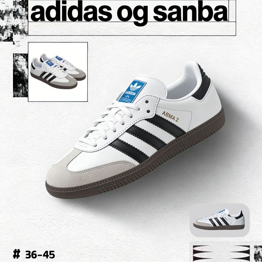 Adidas Samba OG Sepatu Kasual Gaya Vintage Jerman Trend Kekinian | Mudah Padukan Celana Chino, Jeans