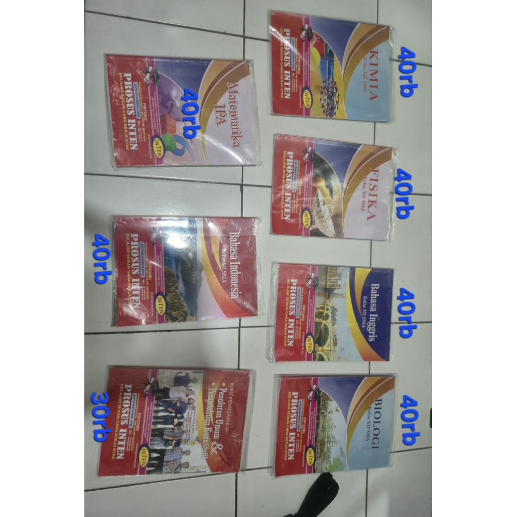 preloved buku inten 2025-2026