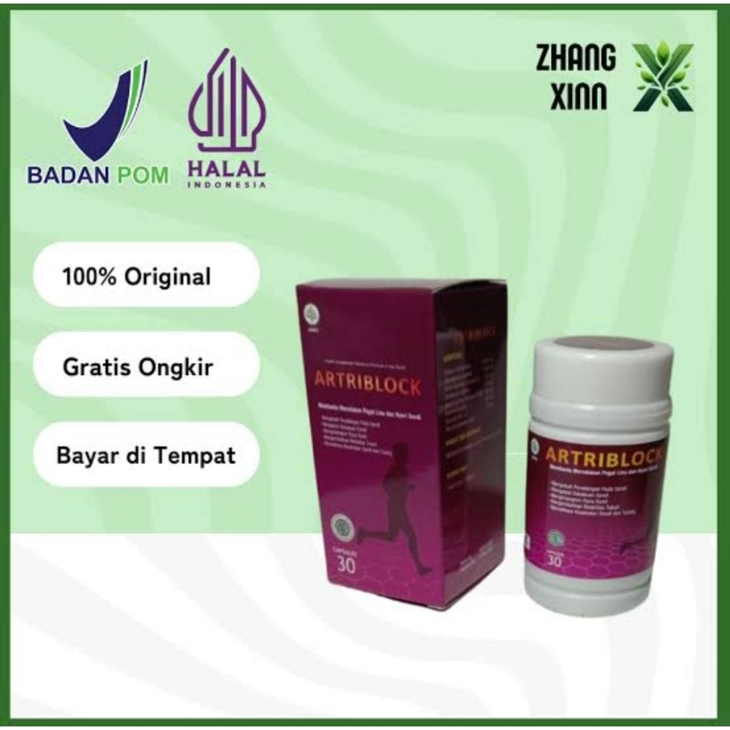 Artriblock asli original - Obat Nyeri Sendi Alami, Membantu Mengurangi Rasa Sakit