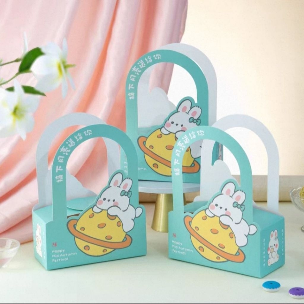 Kotak Mooncake isi 2 | Box Mooncake 50gr-100gr | Kotak Kue Bulan isi 2 | Mooncake Box 100gr