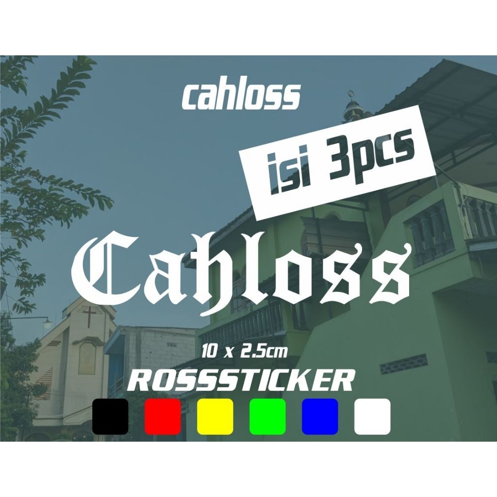 cargloss#cahloss isi 3pcs cutting sticker custom helm, sticker helm cargloss, custom cahloss sticker