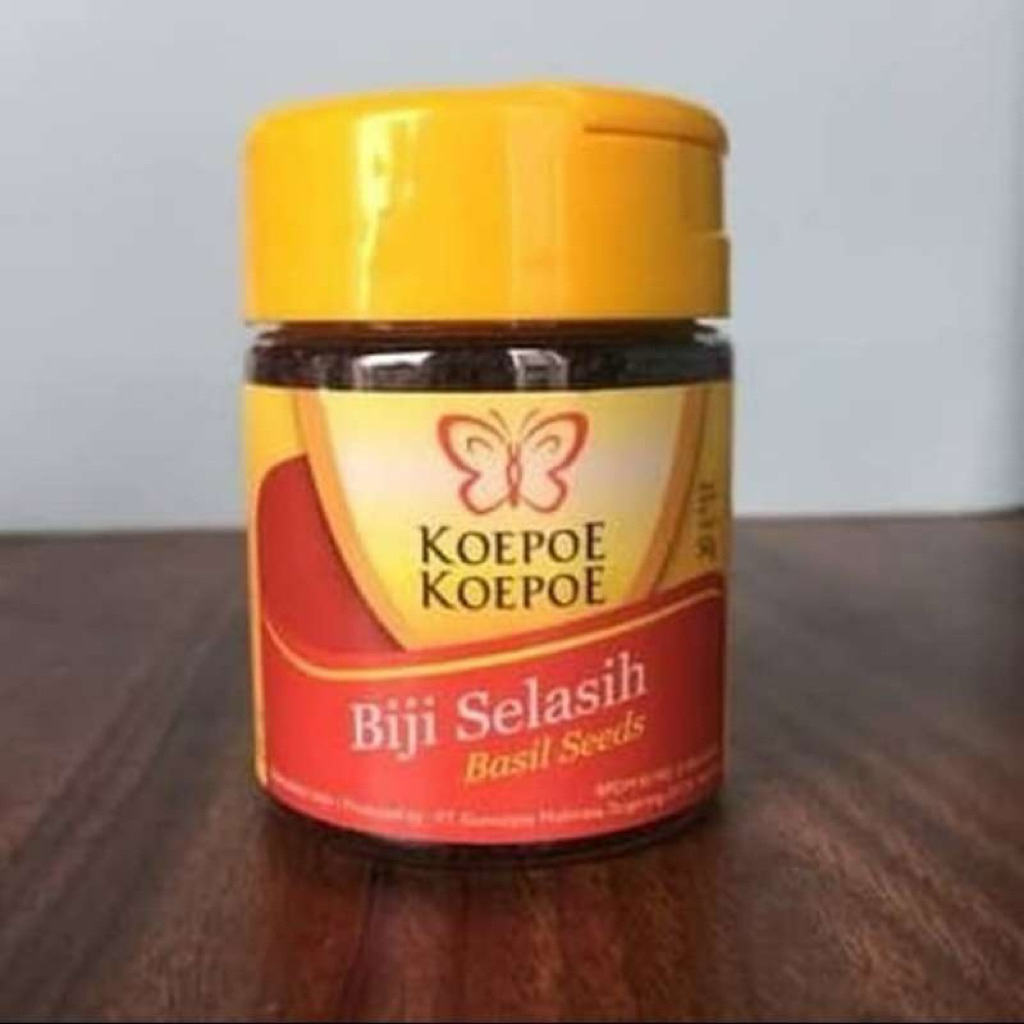 Biji selasih koepoe koepoe , biji selasih untuk es buah