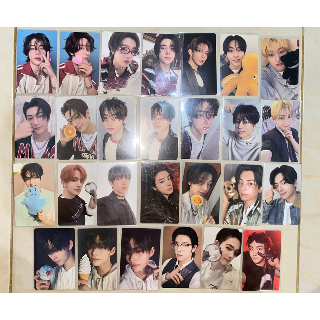 [BUY 1 FREE 1] BACA DESKRIPSI OFFICIAL PHOTOCARD JUNGWON JAY JAKE HEESEUNG ITALIA RIKI NIKI SUNOO EN