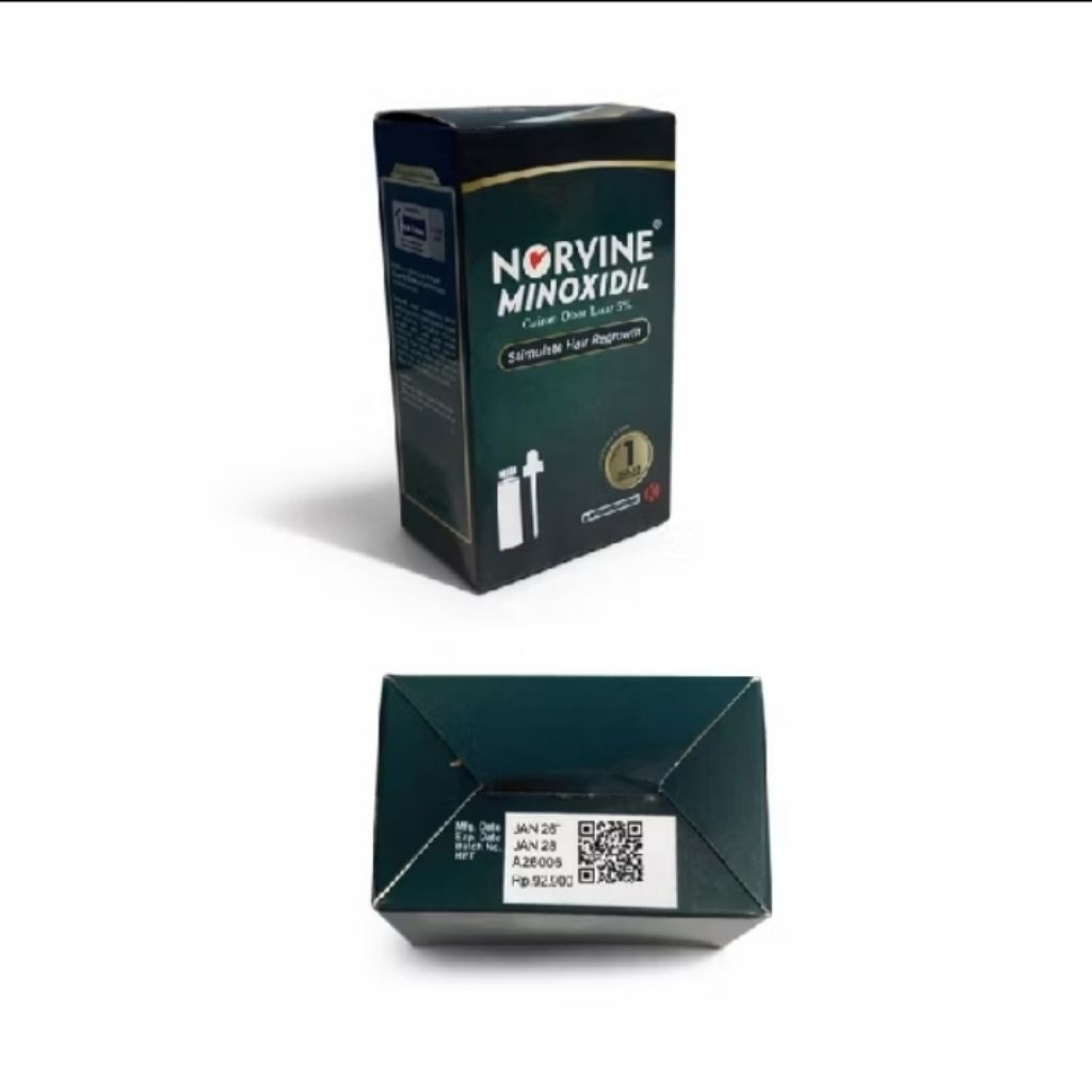 60ml Norvine Minoxidil 5% - Menumbuhkan Rambut, Brewok, Kumis, dan Alis