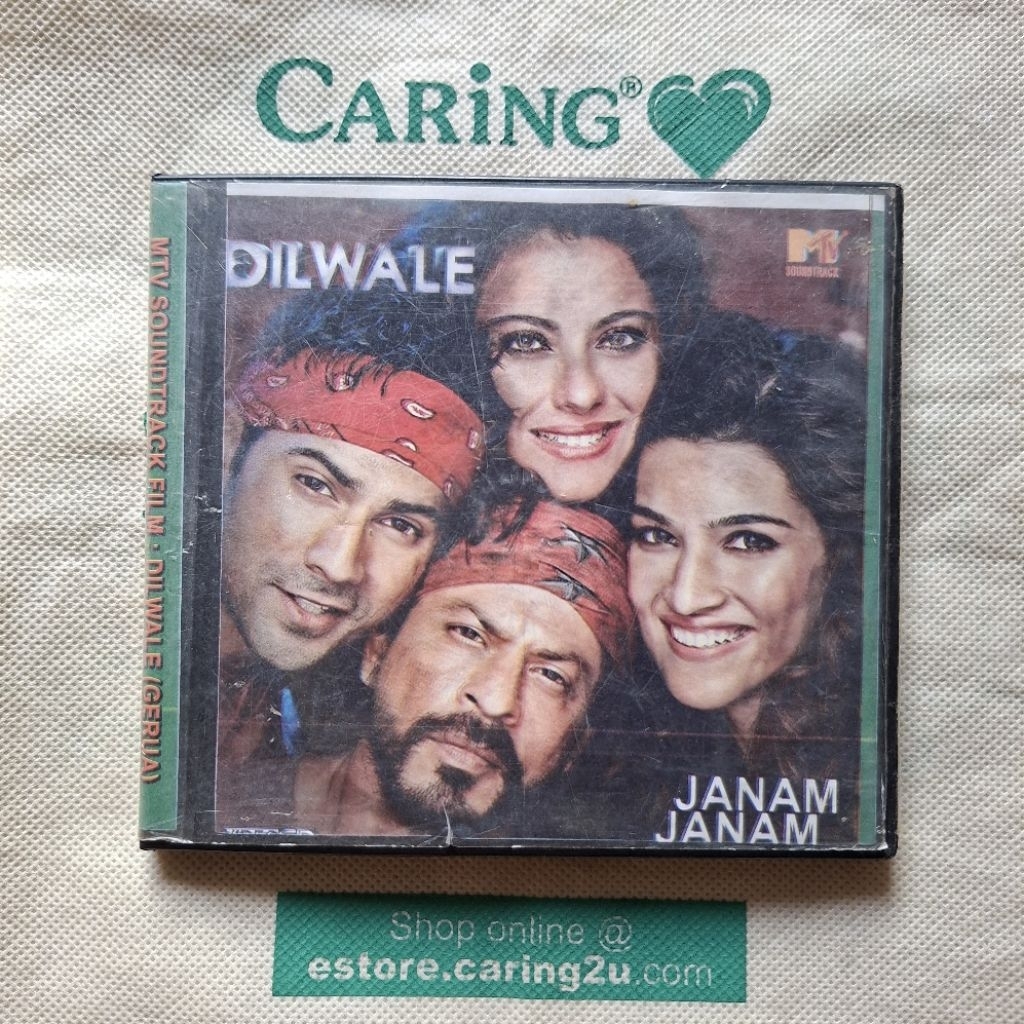kaset vcd lagu india bollywood dilwale2015