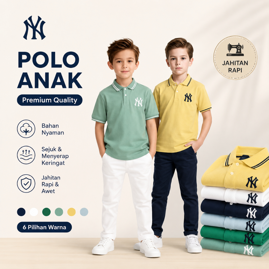 Tshirt T0mmy & mlb anak 4_14 thn