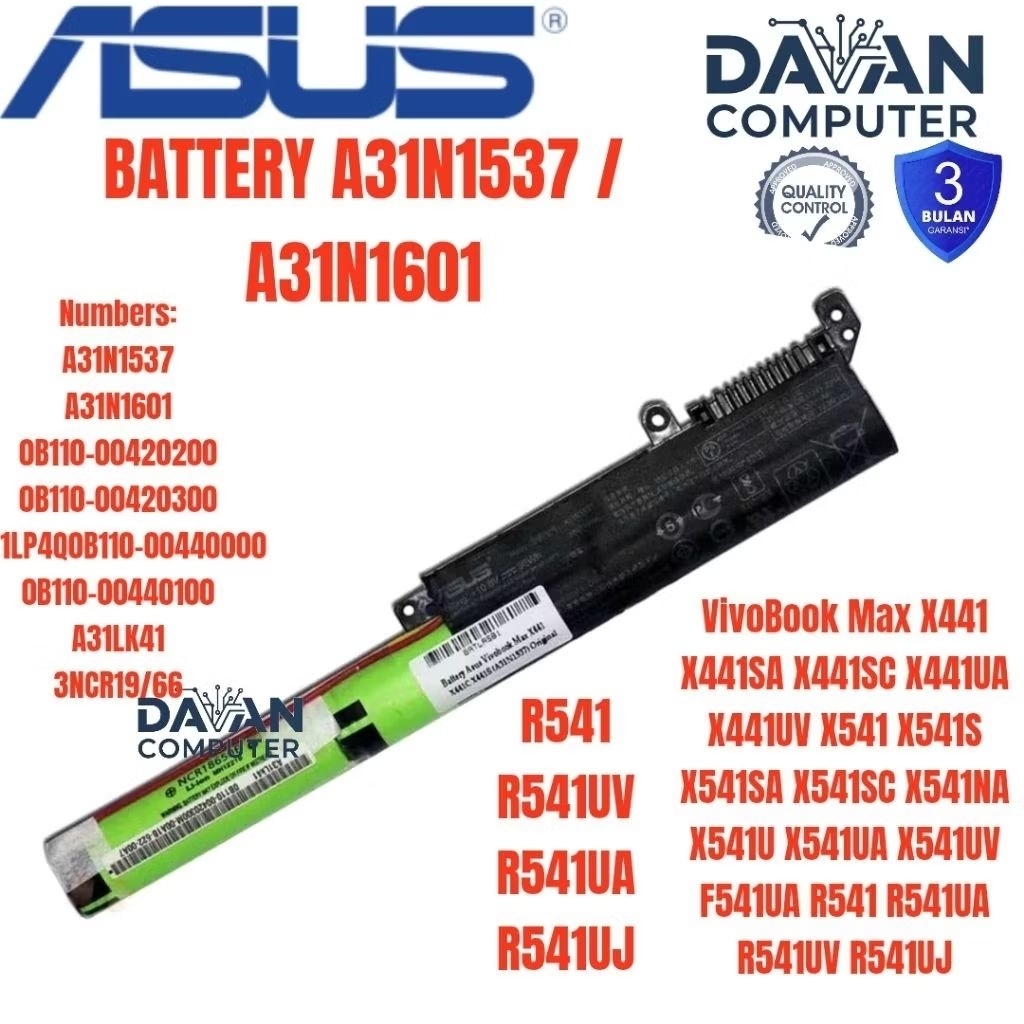 Batre Asus A441U, F441U, R414U, X441MB, X441UBR, X441UAK