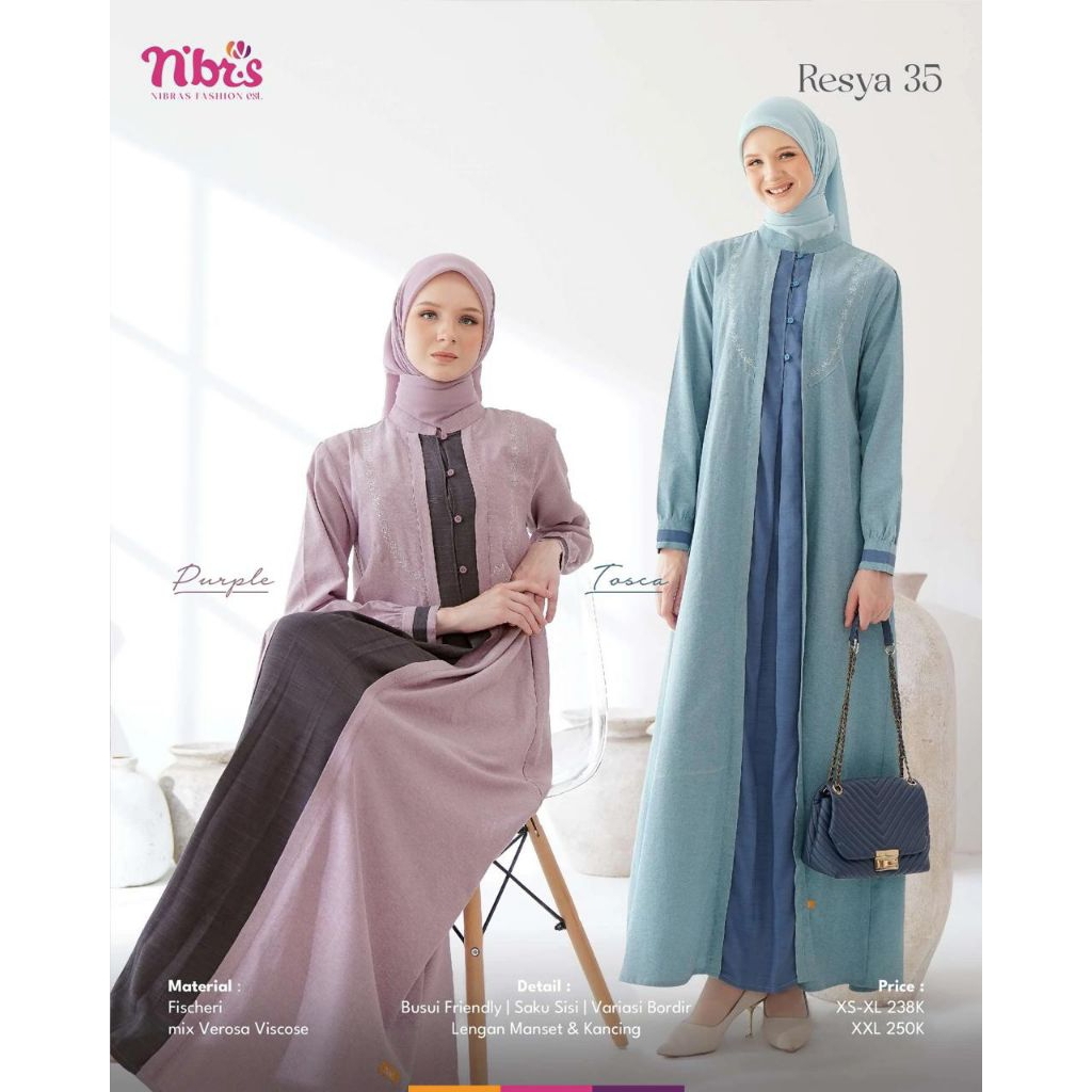 GAMIS NIBRAS PROMO SIZE XXL, GAMIS NIBRAS BIG SALE