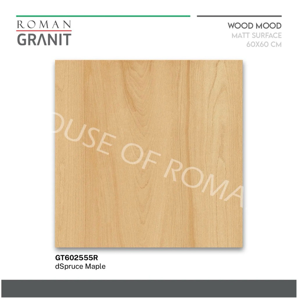 Roman Granit dSpruce Maple/Roman Granit 60x60/Granit 60x60 motif kayu