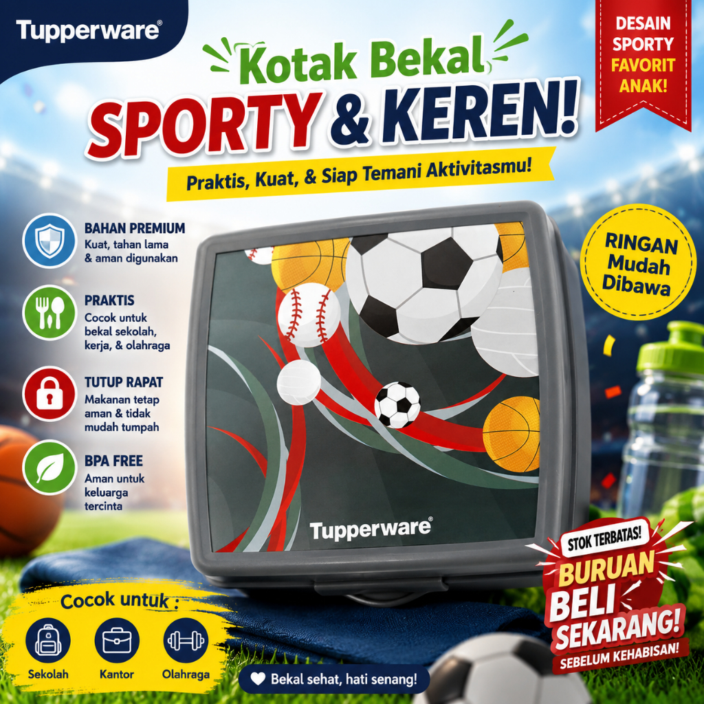Tupperware Go Active Lunch Box (original)