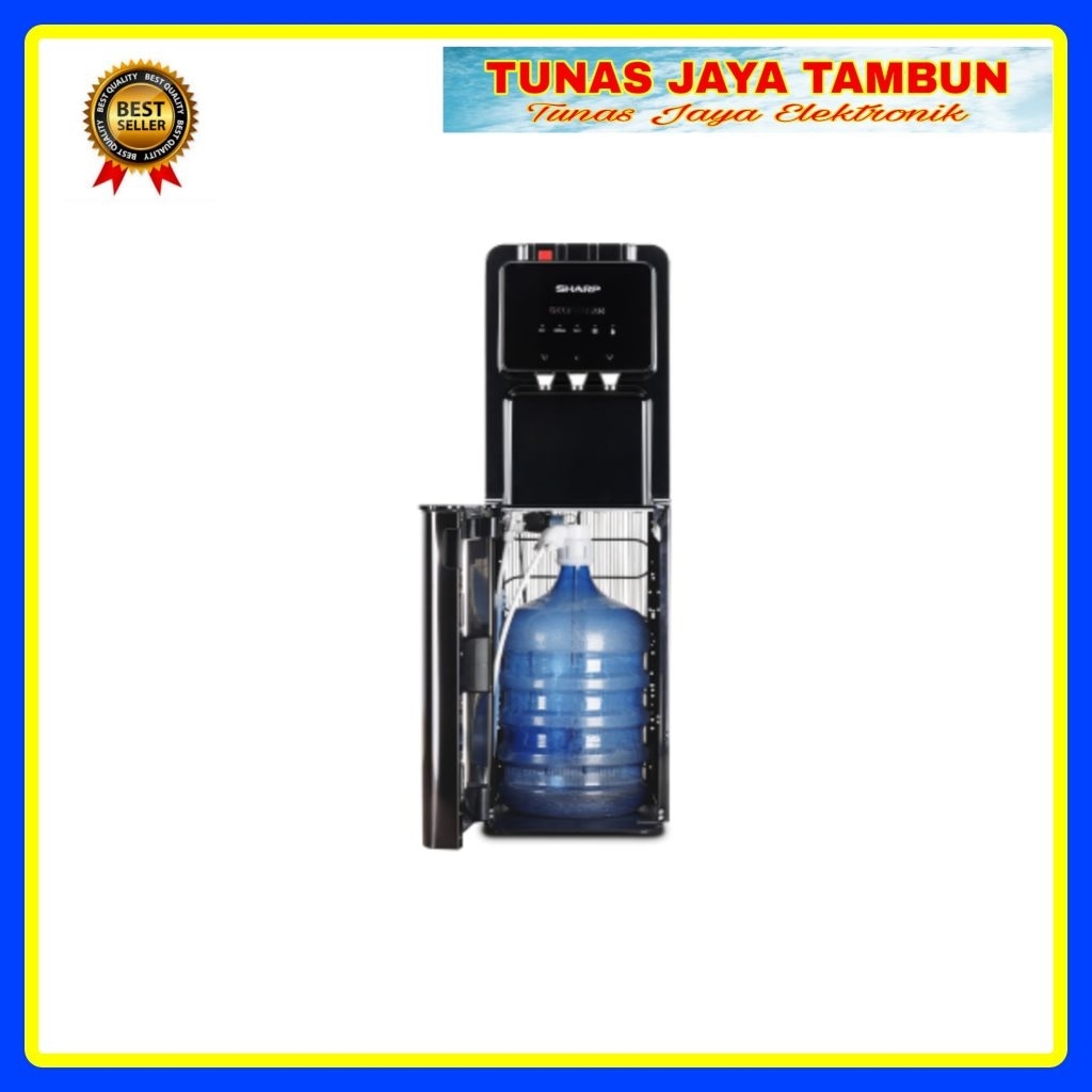 DISPENSER SHARP SWD 83 EHL BK / DISPENSER SHARP GALON BAWAH SWD 83 EHL-BK / SHARP SWD83EHL-BK