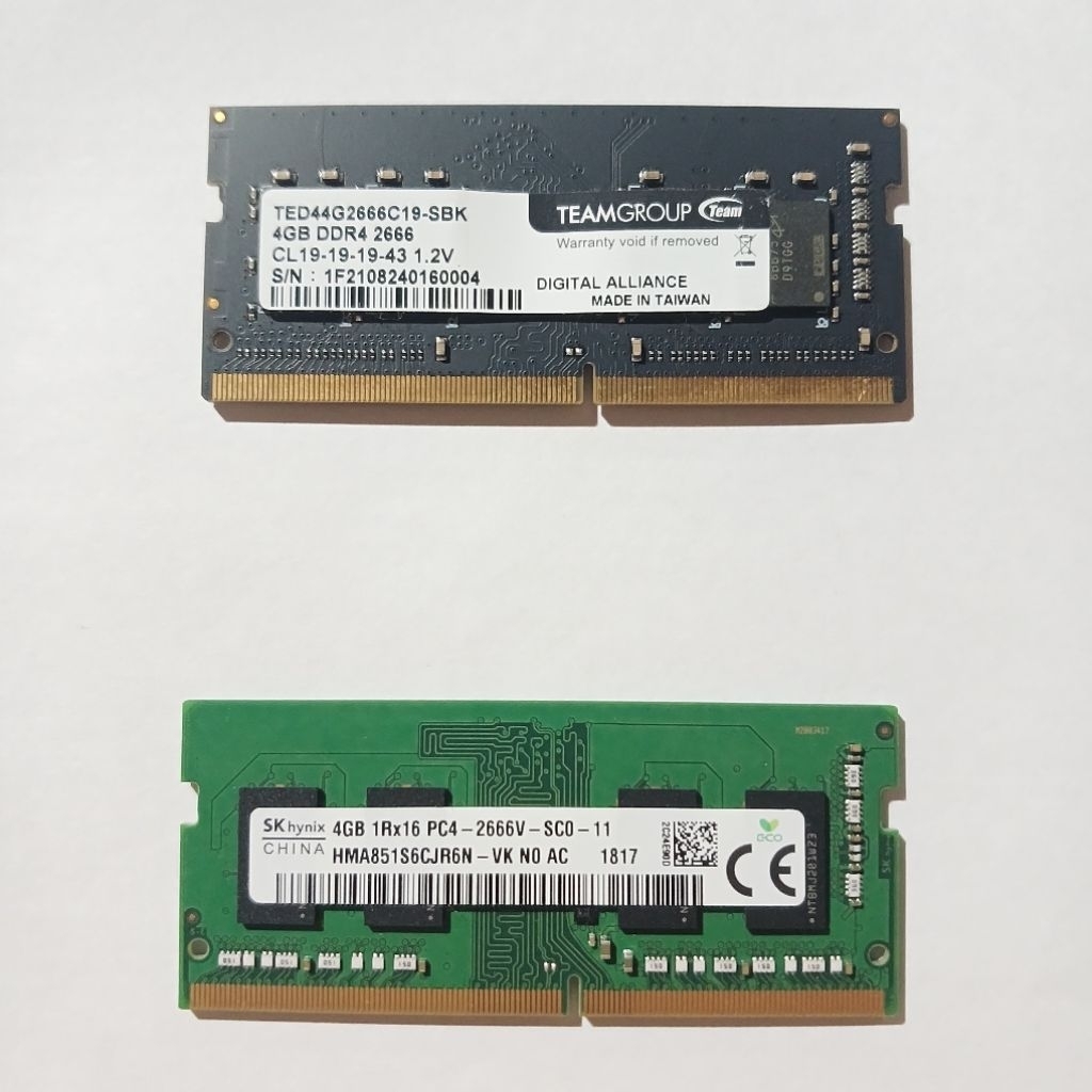 Sodimm ddr4 4gb 2666 sk hynix team