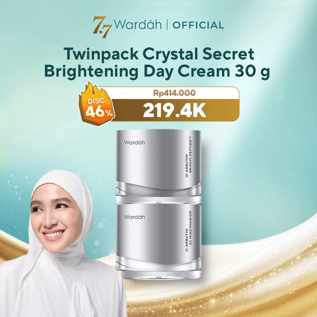 WARDAH Crystal Secret Brightening Day Cream 30 g Twinpack - Skincare