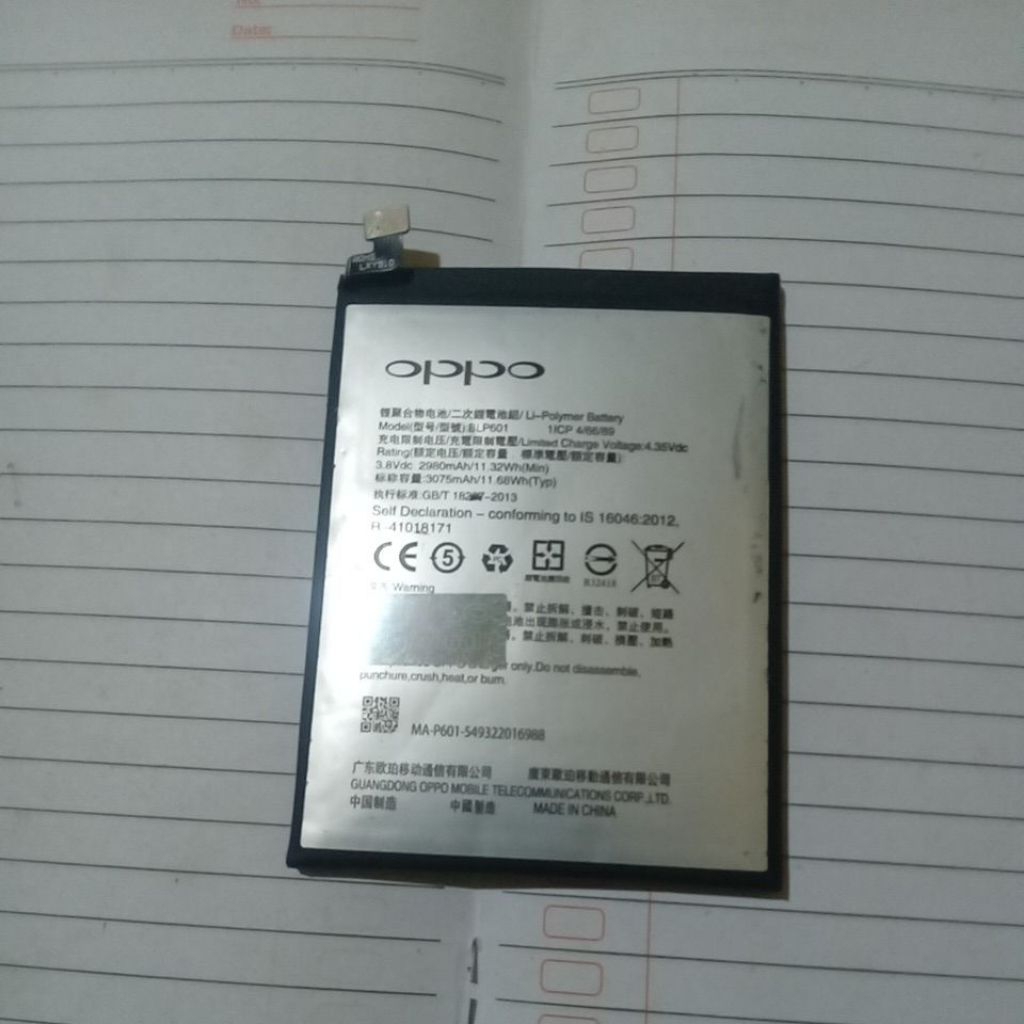baterai oppo F1s