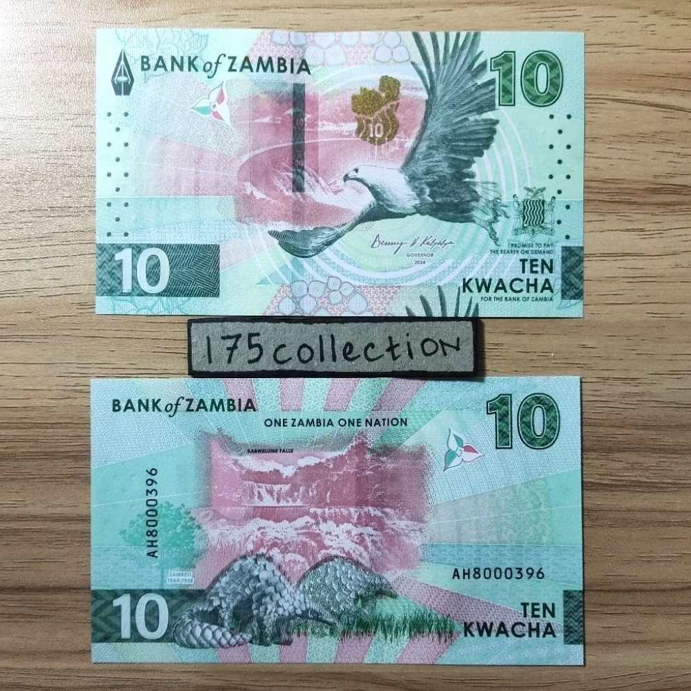 Uang asing Zambia 10 Kwacha unc
