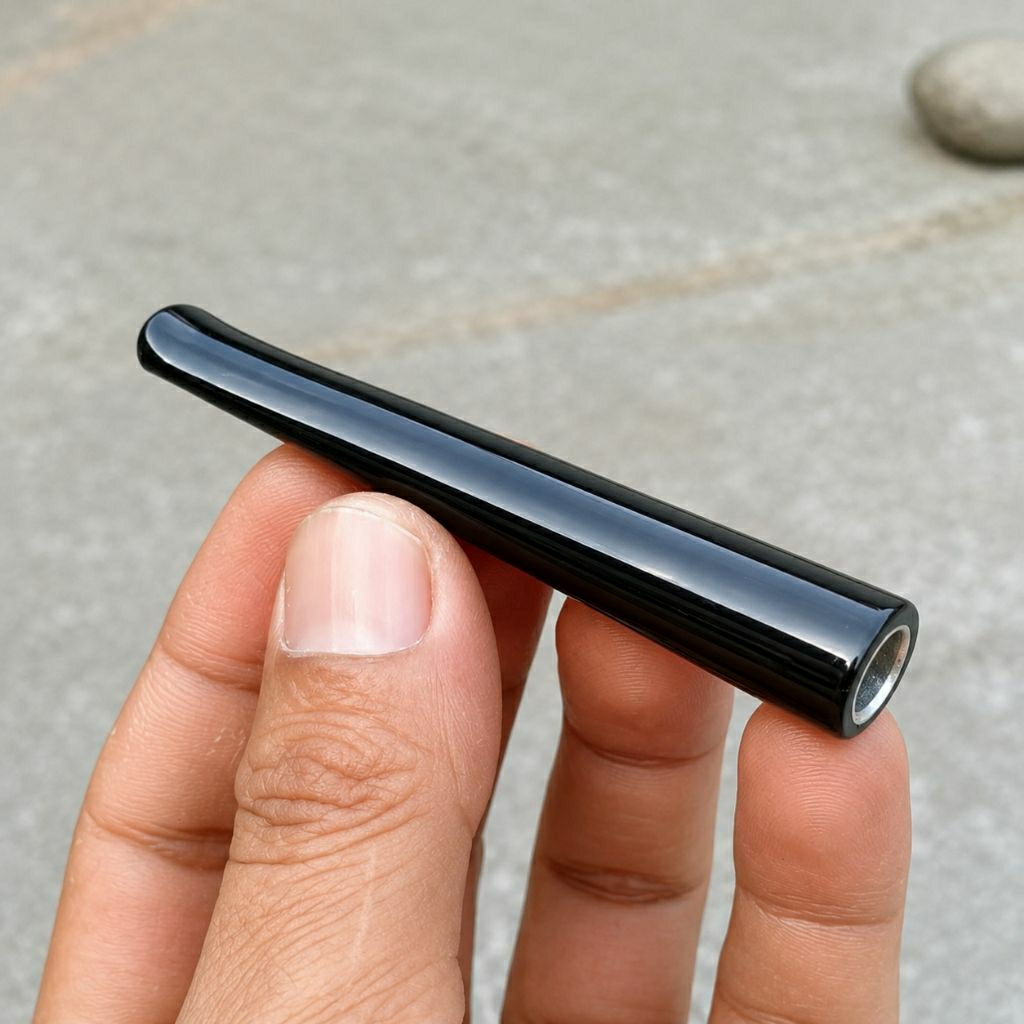 pipa once kayu hitam Ebony 7cm multi size