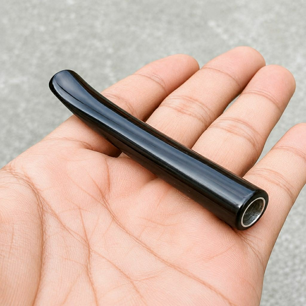 pipa once kayu  hitam Ebony 7cm multi size