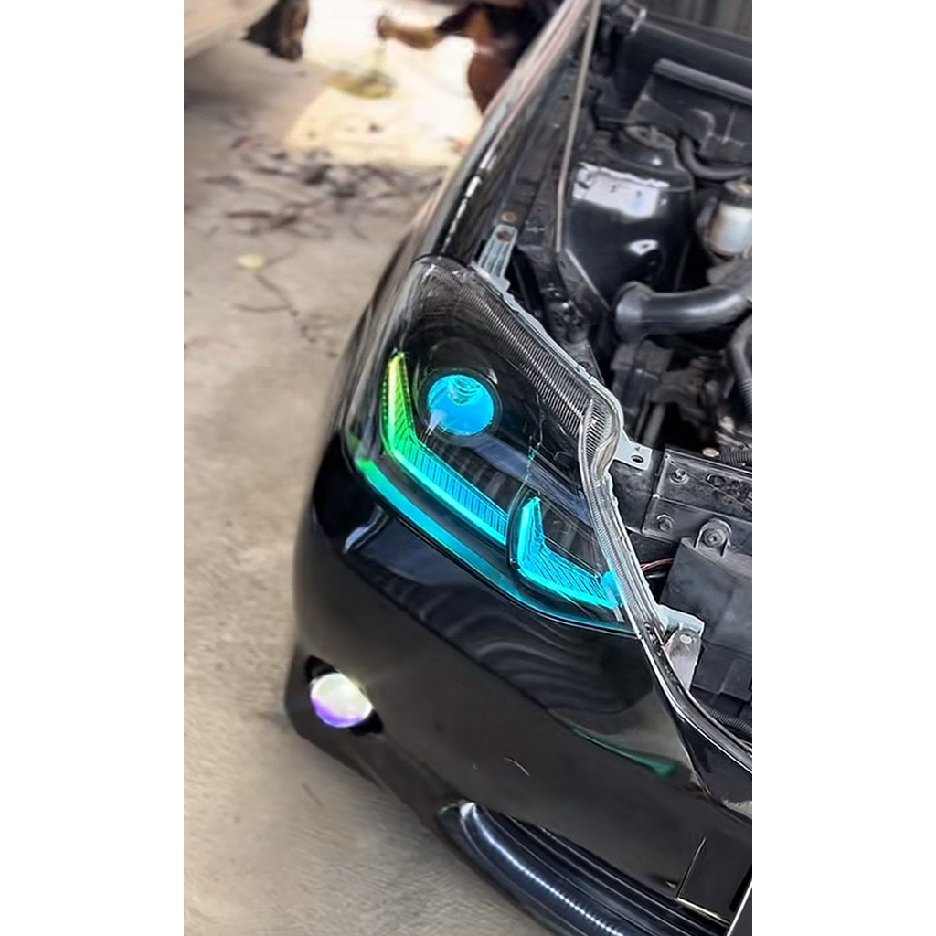 etios valco custom headlamp lampu etios valco rgb lampu etios