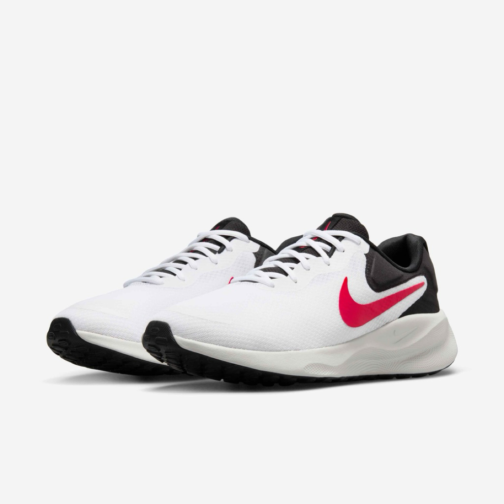 Sepatu Nike Running Revolution 7 Road White Red Original