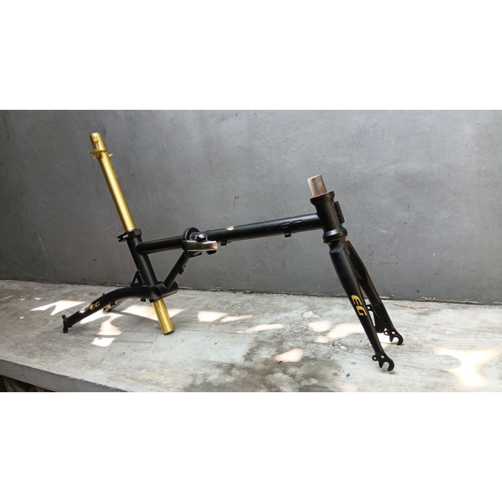 frame sepeda lipat evergreen maximus new