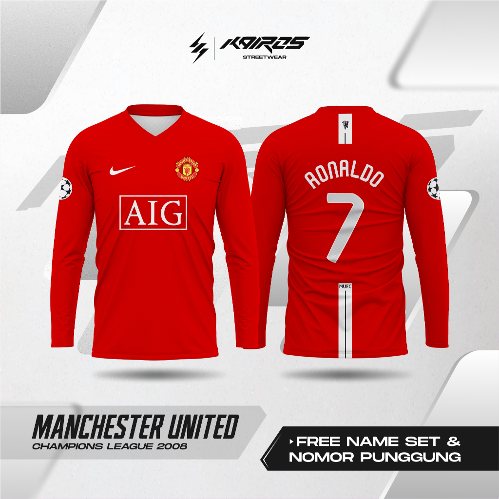 JERSEY RONALDO MANCHESTER UNITED RETRO OLD MU 2004-2008 CLASSIC