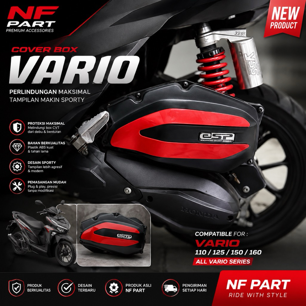 garnish box filter vario 125 2012-2026 cover garnish vario