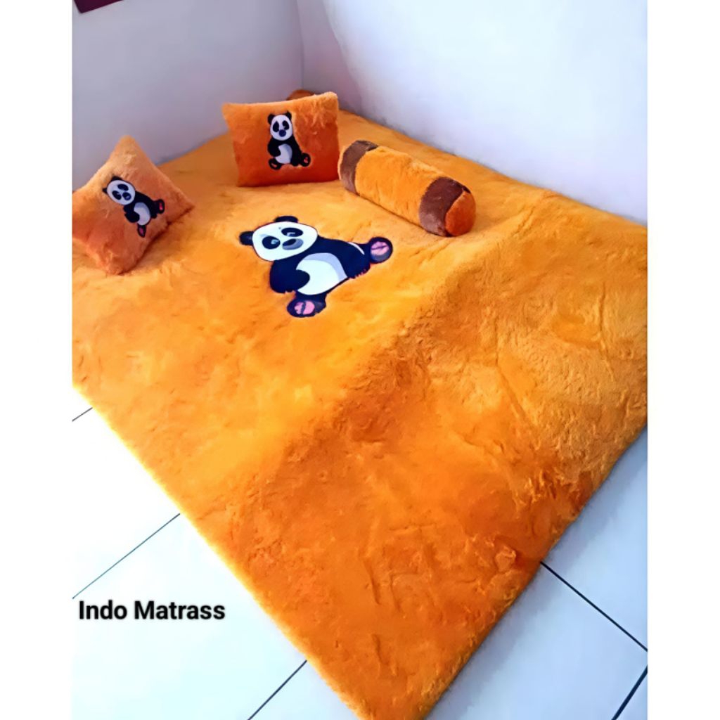 Kasur Lantai Bulu Rasfur Karakter 180x140cm - Lembut, Nyaman, dan Praktis