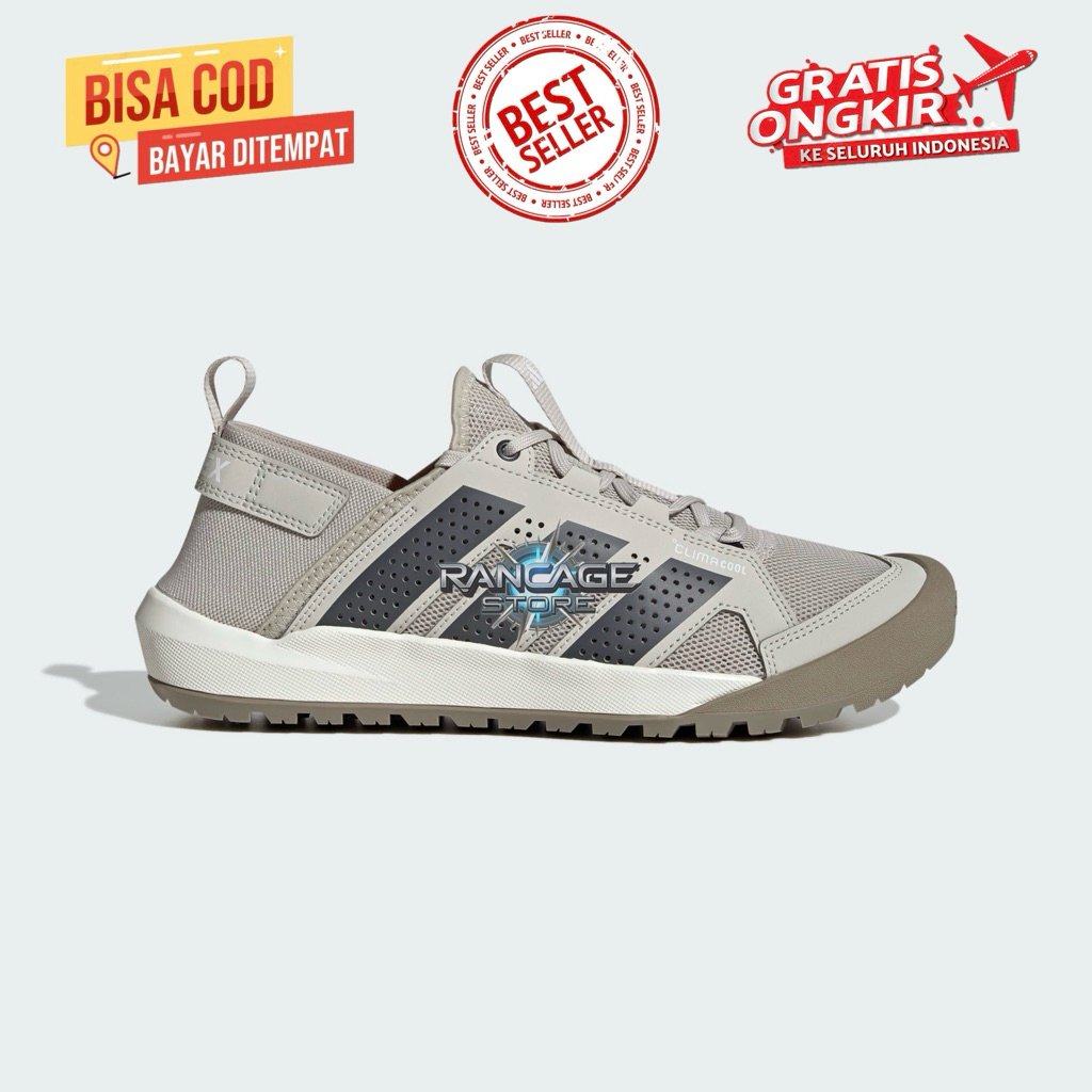Sepatu Hiking Pria Adidas Daroga Climacool Beige/Grey Six