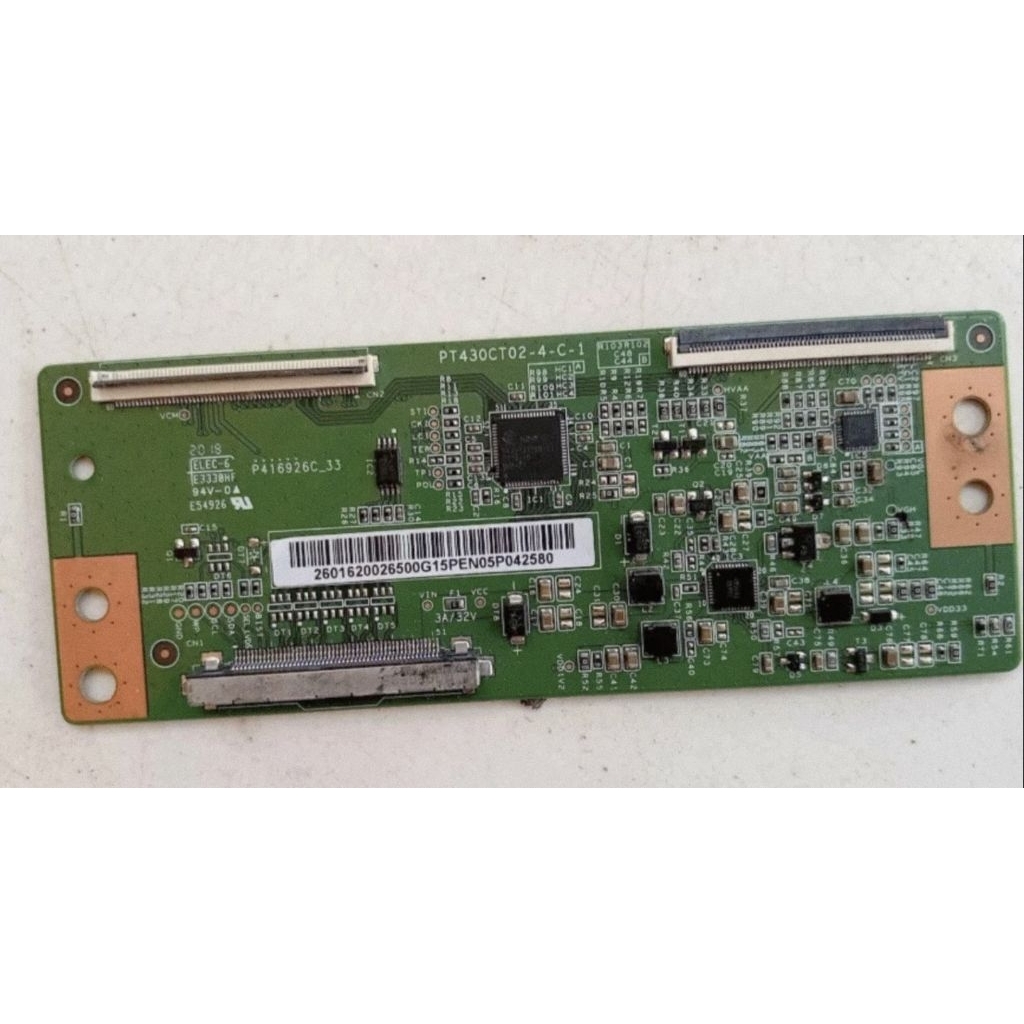 tcon tv polytron timing kontrol t con tkon ticon t con pt430ct02-4 -c-1