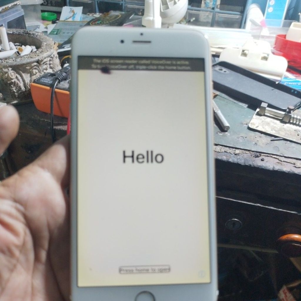 iphon 6 layar tompel lupa iCloud mesin normal