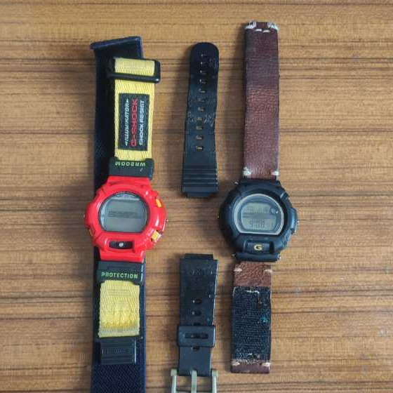 RARE 2 Buah Casio Gshock Dw002 Dw 002 Borongan Surabaya