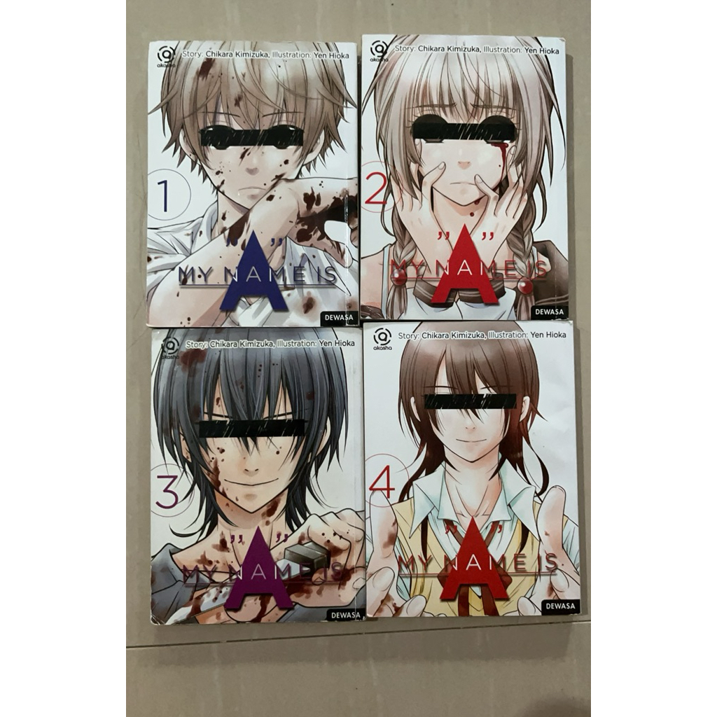 manga My Name is A preloved 1-4