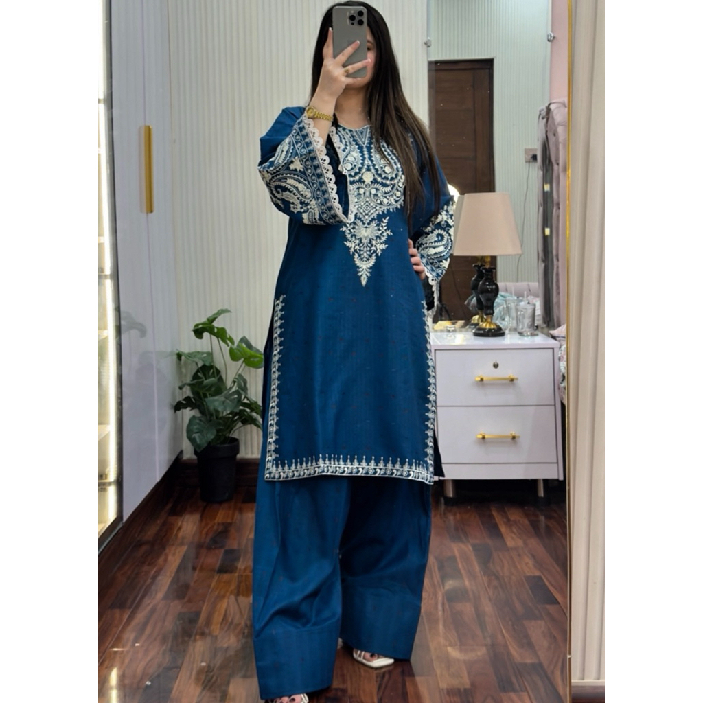 Teal kurti pakistan