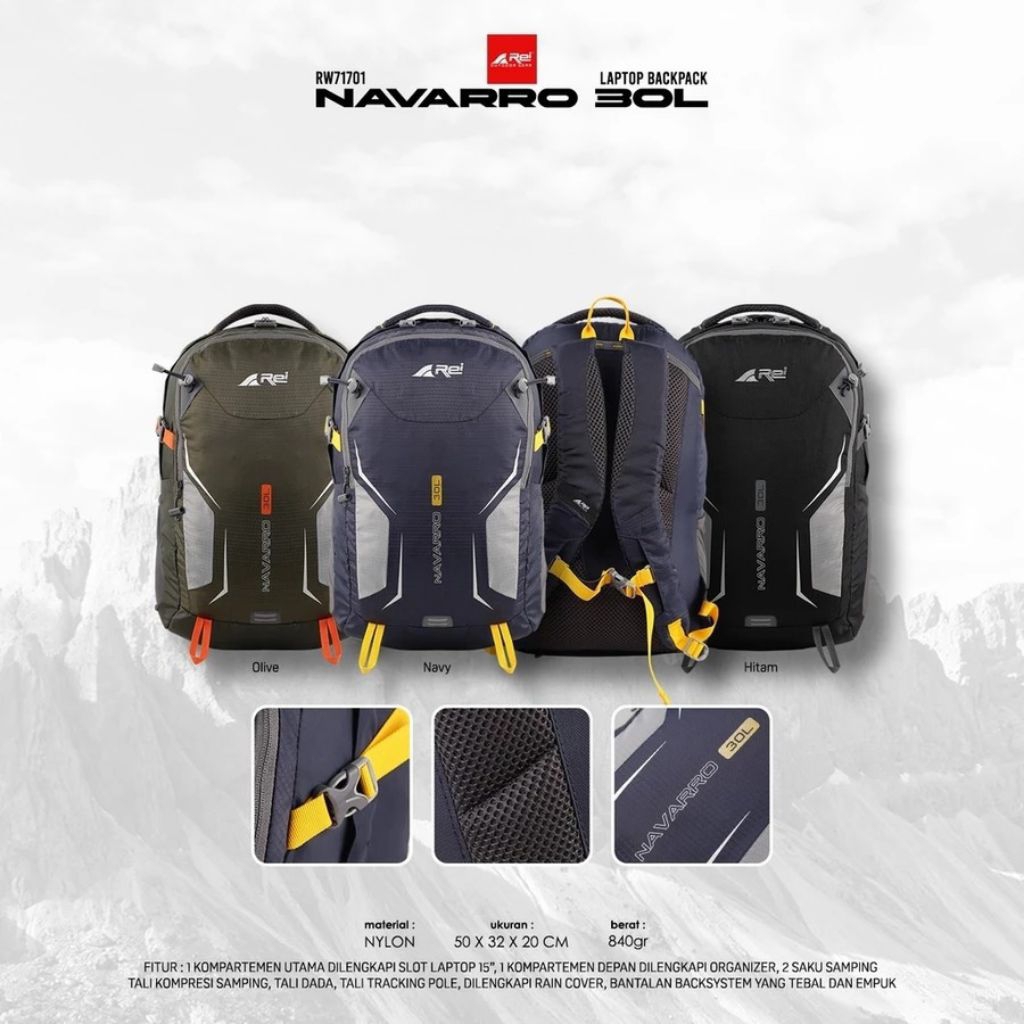TAS RANSEL REI NAVARRO 30L