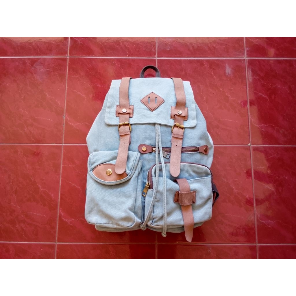Tas Ransel Kanvas Original Second
