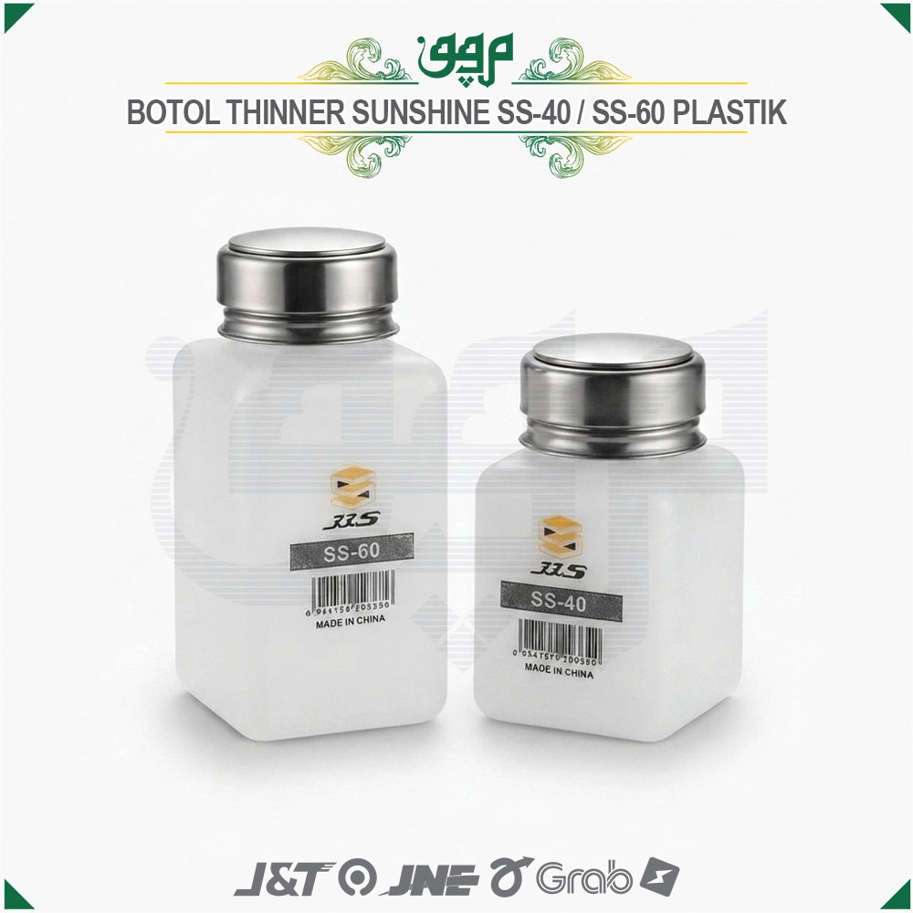 Botol Thinner Sunshine SS-60 / Botol Thinner Sunshine SS-40 / Tempat Thinner / Wadah Thinner / Tempa