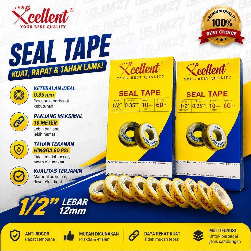 Sealtape kran sealtape 12mm sealtape kecil
