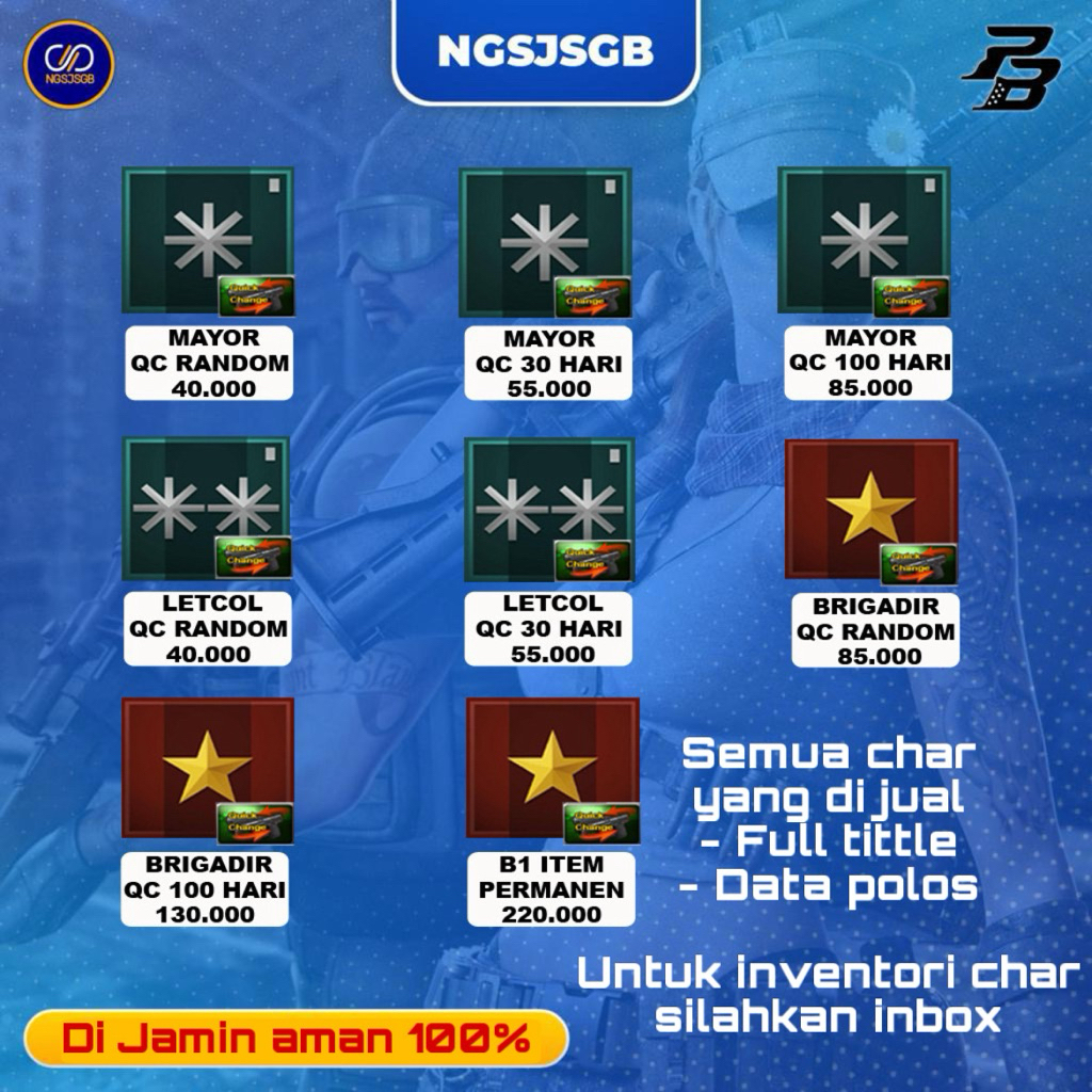 CHAR POINT BLANK ZEPETTO
