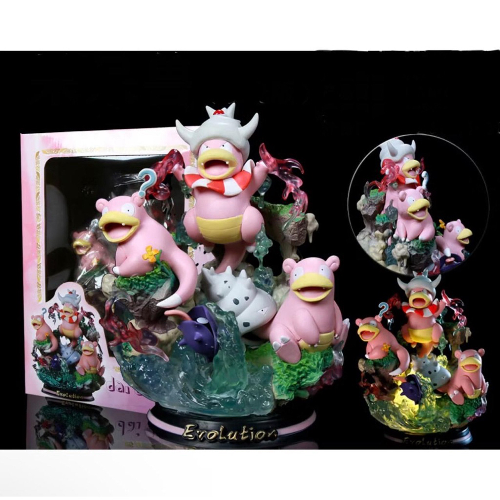 action figure Pokemon diorama slowking